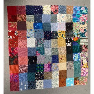 100 Vibrant Precut 2" Fabric Squares For Quilting & Crafting